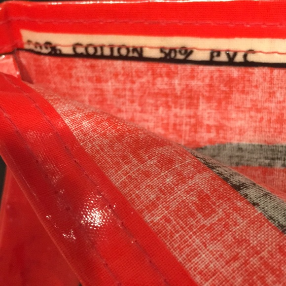 Harrods Bags Harrods Vintage Bright Red And Black Shopping Bag 983